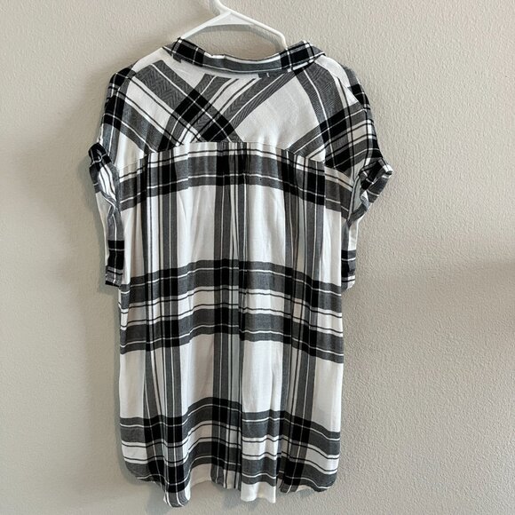 BLL Collection Plaid Bella Sleeveless Shirt - Sz XL (NWT) - Picture 5 of 6